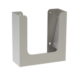 Pojemnik na ręczniki papierowe, do montażu w szafce wiszącej, STAL MATOWA