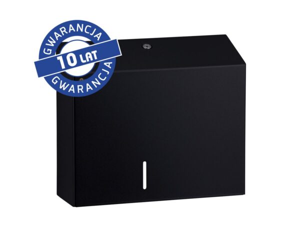 Pojemnik na papier toaletowy MERIDA STELLA BLACK LINE MAXI, średnica papieru do 23 cm, czarny