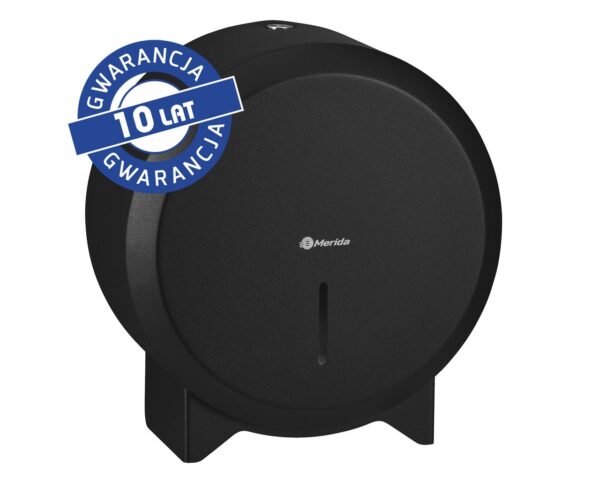 Pojemnik na papier toaletowy MERIDA STELLA BLACK LINE MINI, średnica papieru do 19 cm, czarny