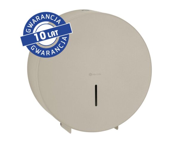 Pojemnik na papier toaletowy MERIDA STELLA SILK GREY LINE MAXI, średnica papieru do 23 cm, szary jedwabisty