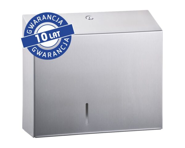 Pojemnik na papier toaletowy MERIDA STELLA MAXI, średnica papieru do 23 cm, stal matowa