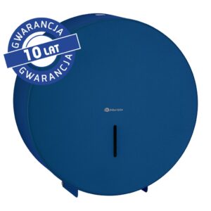 Pojemnik na papier toaletowy MERIDA STELLA BLUE LINE MAXI, średnica papieru do 23 cm, niebieski