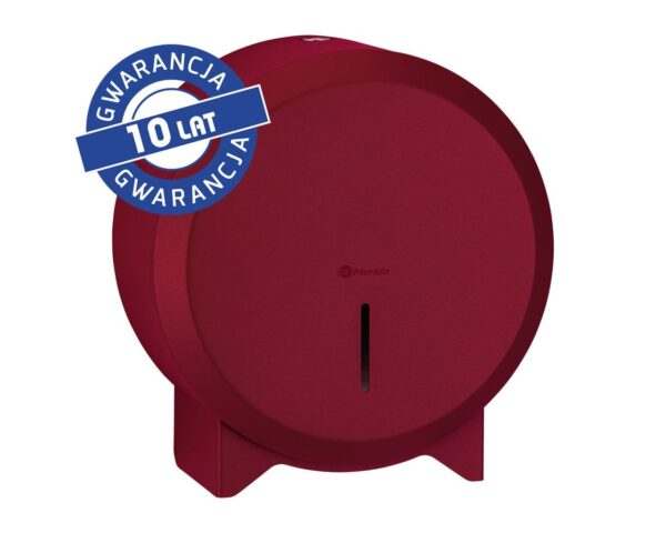 Pojemnik na papier toaletowy MERIDA STELLA RED LINE MINI, średnica papieru do 19 cm, czerwony