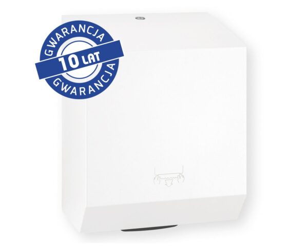 Mechaniczny podajnik ręczników papierowych w rolach, MERIDA STELLA WHITE LINE, biały