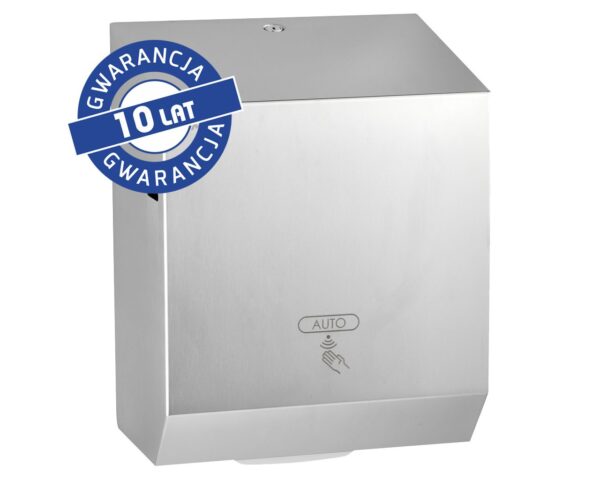 Automatyczny bezdotykowy podajnik ręczników papierowych w roli MERIDA STELLA AUTOMATIC MAXI, stal matowa