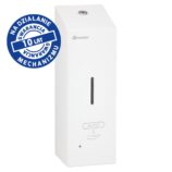 Bezdotykowy automatyczny dozownik mydła w pianie MERIDA STELLA AUTOMATIC SLIM WHITE LINE na jednorazowe wkłady 800 ml, biały