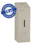 Bezdotykowy automatyczny dozownik mydła w pianie MERIDA STELLA AUTOMATIC SLIM SILK GREY LINE na jednorazowe wkłady 800 ml, szary jedwabisty