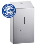 Bezdotykowy automatyczny dozownik mydła w pianie MERIDA STELLA AUTOMATIC, na jednorazowe wkłady 1000 g, stal matowa