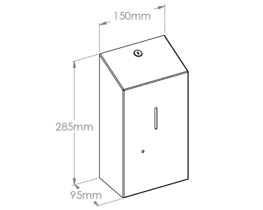 Bezdotykowy automatyczny dozownik mydła w pianie, MERIDA STELLA AUTOMATIC BLUE LINE na jednorazowe wkłady 1000 g, niebieski
