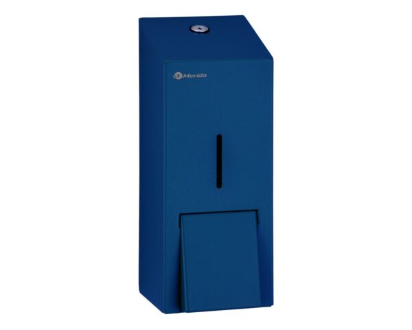 Dozownik mydła w płynie MERIDA STELLA BLUE LINE MAXI, pojemność zbiornika 800 ml, niebieski Dozownik mydła w płynie MERIDA STELLA BLUE LINE MAXI, pojemność zbiornika 800 ml, niebieski