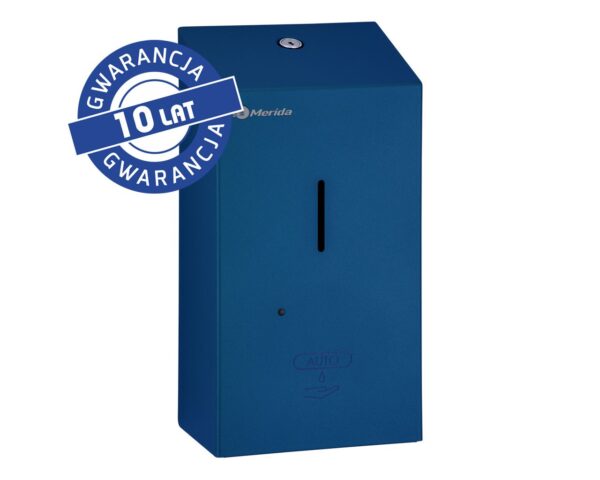 Bezdotykowy automatyczny dozownik mydła w pianie, MERIDA STELLA AUTOMATIC BLUE LINE na jednorazowe wkłady 1000 g, niebieski