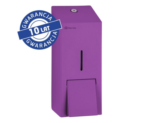 Dozownik mydła w płynie MERIDA STELLA VIOLET LINE MAXI, pojemność zbiornika 800 ml, fioletowy