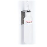 Dozownik mydła w płynie ścienny, STOŻEK, biały