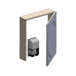 Automatyczny wnękowy dozownik mydła w pianie do montażu w szawce wiszącej