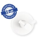 Wieszak podwójny MERIDA STELLA WHITE LINE, biały