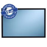 Lustro w ramie metalowej - czarnej MERIDA STELLA BLACK LINE, 40 x 60 cm