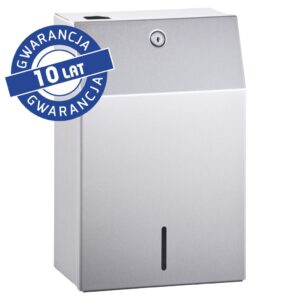 Pojemnik na kanister 5 l MERIDA STELLA, zamykany na kluczyk, stal matowa