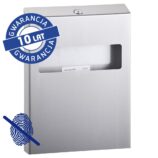 Pojemnik na podkładki na deskę sedesową MERIDA STELLA Anti-FingerPrint stal matowa z powłoką AFP