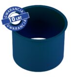 Kołnierz kosza nablatowy okrągły MERIDA STELLA BLUE LINE, niebieski