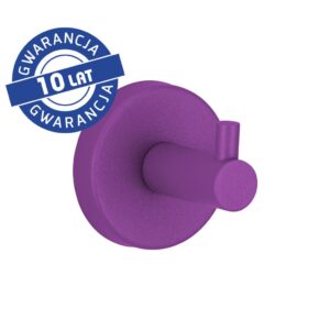 Wieszak pojedynczy MERIDA STELLA VIOLET LINE, fioletowy