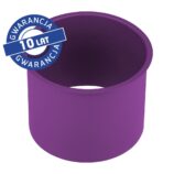 Kołnierz kosza nablatowy okrągły MERIDA STELLA VIOLET LINE, fioletowy