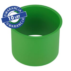 Kołnierz kosza nablatowy okrągły MERIDA STELLA GREEN LINE, zielony