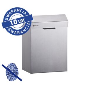 Kosz do damskich toalet MERIDA STELLA Anti-FingerPrint, 4,5 l, stal matowa z powłoką AFP