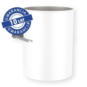 Kosz podblatowy regulowany MERIDA STELLA WHITE LINE, pojemność 30 l, biały