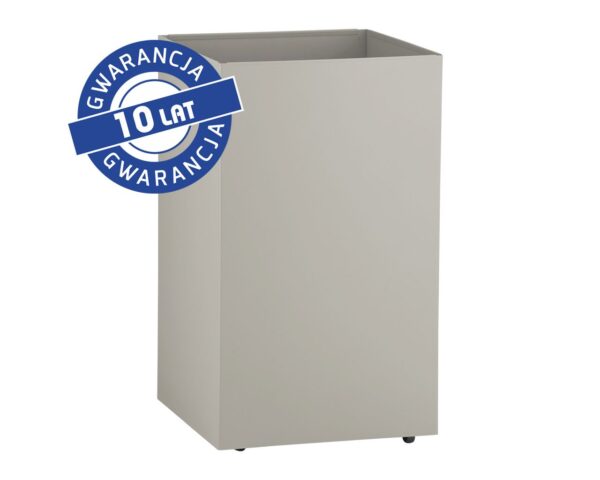 Kosz podblatowy na kółkach MERIDA STELLA STONE GREY LINE, pojemność 60 l, szary kamienny