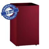 Kosz podblatowy na kółkach MERIDA STELLA RED LINE, pojemność 60 l, czerwony