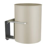 Kosz podblatowy regulowany MERIDA STELLA SILK GREY LINE, pojemność 30 l, szary jedwabisty