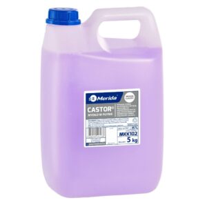 Mydło w płynie MERIDA CASTOR liliowe, kanister 5 kg, zapach kwiatowy
