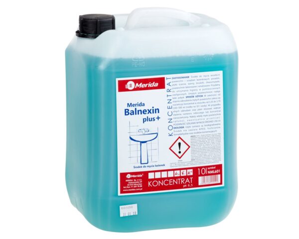 MERIDA BALNEXIN PLUS alkaliczny środek do bieżącej pielęgnacji łazienek, kanister 10 l