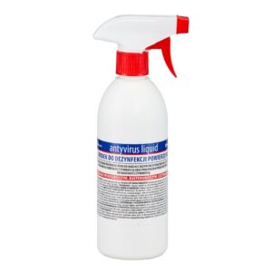MERIDA ANTYVIRUS LIQUID środek do dezynfekcji rąk i powierzchni, butelka ze spryskiwaczem 500 ml