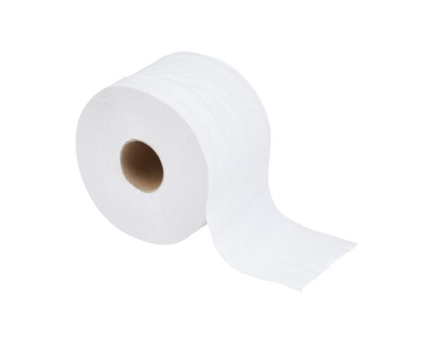 Papier toaletowy MERIDA CLASSIC, biały, średnica 11 cm, długość 50 m, jednowarstwowy, worek 32 szt., ECOLABEL Papier toaletowy MERIDA CLASSIC, biały, średnica 11 cm, długość 50 m, jednowarstwowy, worek 32 szt., ECOLABEL