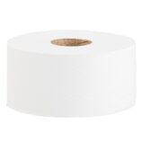 Papier toaletowy MERIDA TOP, biały, średnica 19 cm, długość 180 m, dwuwarstwowy, zgrzewka 12 szt., ECOLABEL