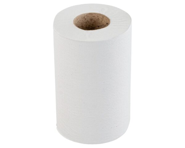 Ręczniki papierowe w roli MERIDA CLASSIC MINI, białe, średnica 13 cm, długość 116 m, jednowarstwowe, zgrzewka 12 rolek, ECOLABEL Ręczniki papierowe w roli MERIDA CLASSIC MINI, białe, średnica 13 cm, długość 116 m, jednowarstwowe, zgrzewka 12 rolek, ECOLABEL