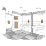 Pojemnik na papier toaletowy MERIDA UNIQUE SCANDINAVIAN LINE