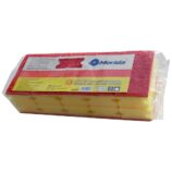 Zmywak profesjonalny ogólnego stosowania, pianka żółta, fibra czerwona, opakowanie 10 szt.