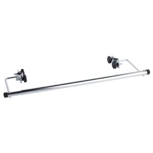 Stelaż do prześcieradeł papierowych metalowy, chromowany, łatwy do montażu przy łóżku