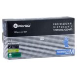 Rękawice winylowo - nitrylowe, niebieskie, rozmiar M, opakowanie 100 szt.