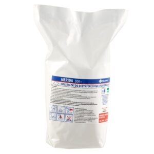 Chusteczki nasączone do chirurgicznej i higienicznej dezynfekcji rąk i powierzchni MERIDA POLANA DDR+, wkład uzupełniający do tuby, 15 m, 100 listków