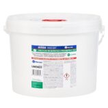 Chusteczki nasączone do dezynfekcji rąk i powierzchni MERIDA VADO SOFT, bezalkoholowe, wiadro 10 l, rolka 122,36 m, 322 listki