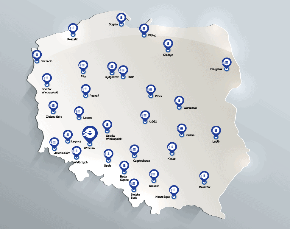 31 sklepów w Polsce