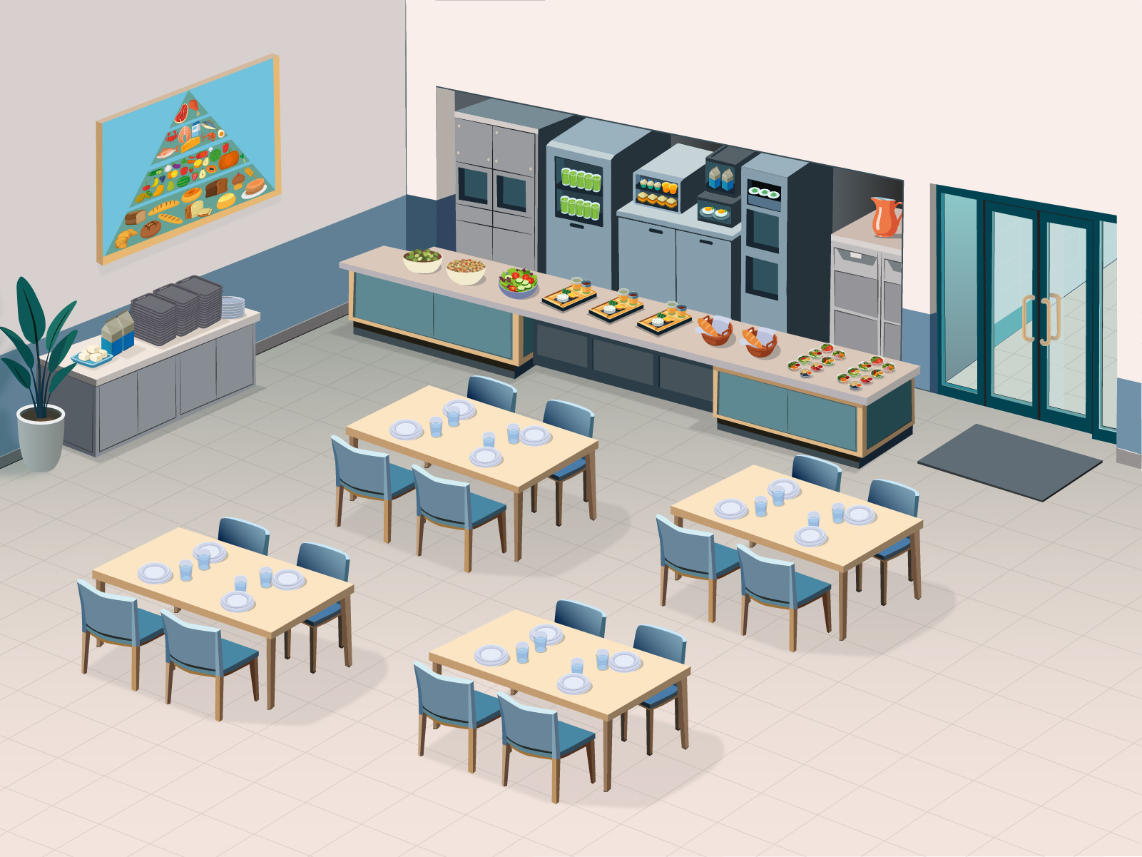 Stołówka i kuchnia